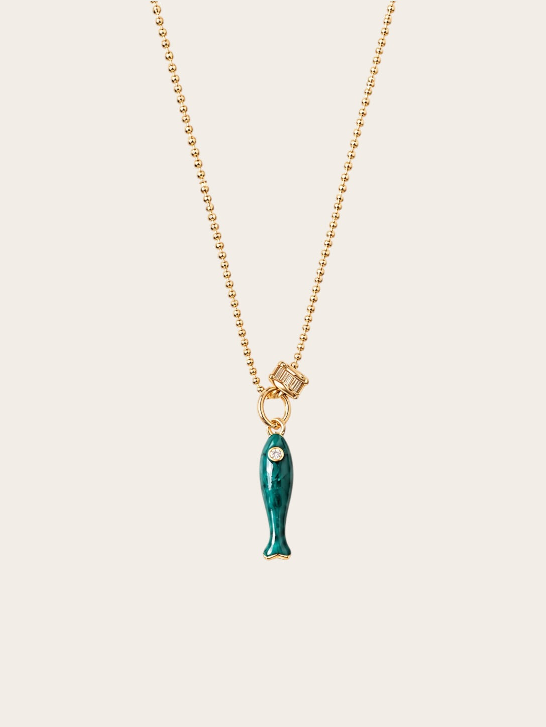 Enamel Fish Charm